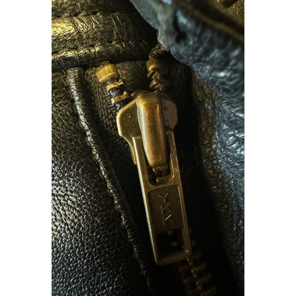 Vintage Mens Leather Riding Pants Size 31 - Picture 6 of 11